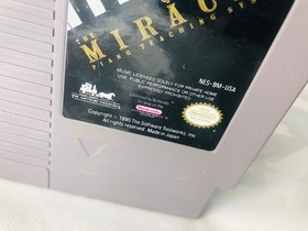 Videospiel Miracle Piano Cart Only Nintendo NES USA NTSC Foreign Version