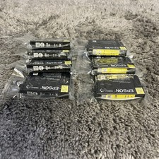 Lot of 7 Epson 288XL  288 ink cartridges Black And Yellow genuine oem sealed