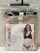 New JOYSPUN Maternity Under Belly Panty Underwear 3-Pair Size 16-18 XL  A4 