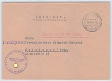 B&ouml;hmen und M&auml;hren Feldpost-Brief aus TABOR 23.4.40 n. MEININGEN 741