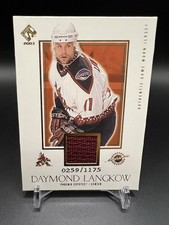 2002-03 Pacific Private Stock Reserve JERSEY #137 Daymond Langkow Coyotes /1175