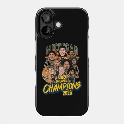 Michigan Wolverines Basketball iPhone 11-17 - Samsung Tough Case - Made In Usa