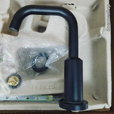 READ USED Moen T6142BL Gibson Widespread Lavatory Faucet Trim Kit Matte Black