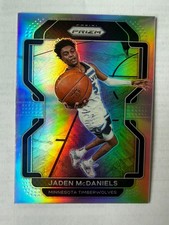 2021-22 Panini Prizm SILVER Jaden McDaniels Minnesota Timberwolves #12