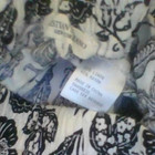 Christian Siriano Wide Leg Linen Elastic Pants Black/Wht Floral Size S 25x25 EUC — photo 5