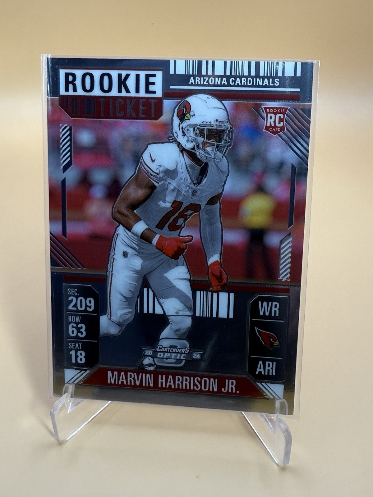 2024 Panini Contenders Optic - Rookie Ticket Marvin Harrison Jr. #88 (RC)