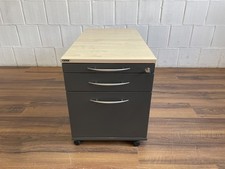 Ceka Rollcontainer mit Hängeregister helle Buche anthrazit