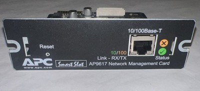 APC SmartSlot AP9617 UPS Network Management Card 10/100