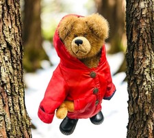 Boyds Noah & Puddles Plush Bear & Duck Collection Raincoat & Boots 14&rdquo;