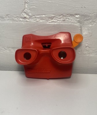 Vintage 1980s Red Viewmaster 3D View-Master Viewer Orange Lever