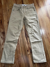 Levi's 511 Slim Fit Boys Chino Pants Beige Cotton Twill Size 10