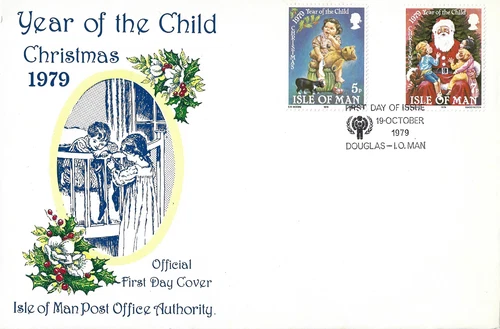 1979 Isle of Man Christmas and International Year of the Child First Day Cover