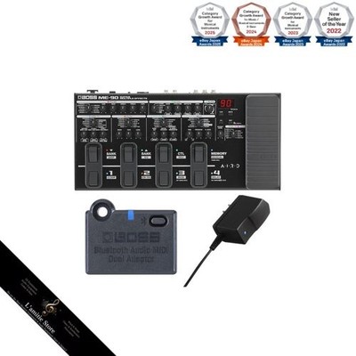 BOSS Multi-Effector ME-90 + Expansion Adapter BT-DUAL + Genuine Adapter PSA100S2