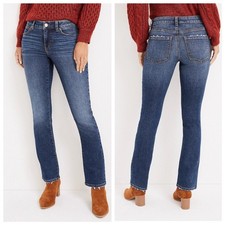 Maurices  Everflex Slim Bootcut Mid Rise Jeans Size 4 in Dark Sandblast