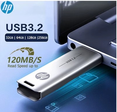 HP 64GB USB Stick USB 3.2 Speicherstick Metall Flash Drive High Speed USB HP796W