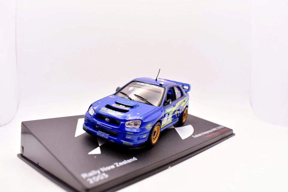 modellino auto scala 1:43 subaru impreza WRC Rally new zealand 2003 modellismo - Immagine 3 di 4