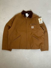 90s Vintage Carhartt Deadstock Tan Detroit Jacket Sizes XXL/XXXL