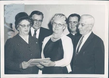 1962 Photo James Kunes Aloysius Desch Chairman Party Eugene Carlen People OH