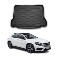 Kofferraummatte Kofferraumwanne FüR Mercedes GLA X156 2013-2021 Gummi TPE