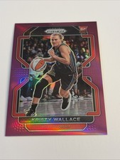 2022 Panini Prizm WNBA Kristy Wallace /99 Rookie Purple Prizm Atlanta Dream RC