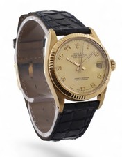 Ladies ROLEX Datejust 31 - Solid 18ct Yellow Gold Case Ref. 6827 - Midsize 31mm 10