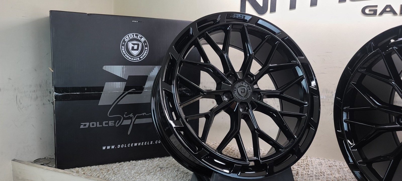 22 DOLCE MAGARI BLACK STAGGERED WHEELS MASERATI LEVANTE Q4 S GTS SQ4 2017-2024