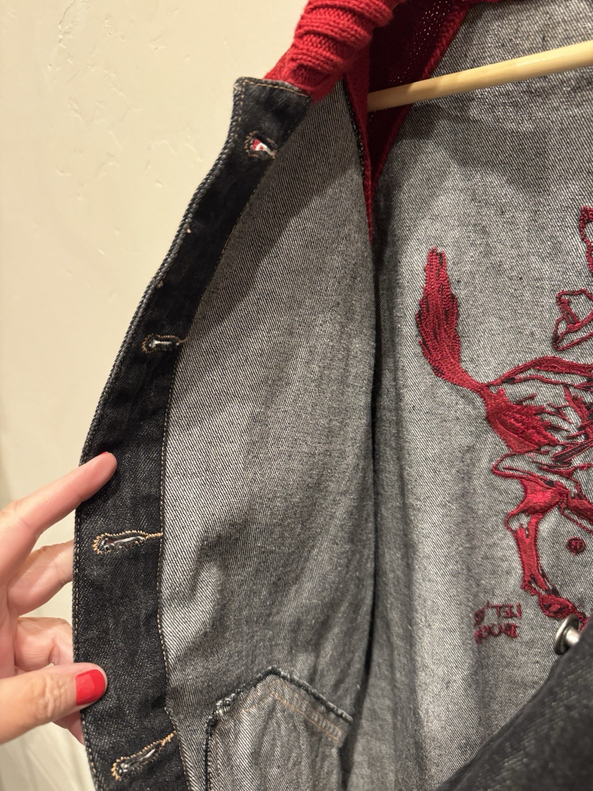 Pendleton Western Jacket Patterned Knit Sleeves E… - image 9