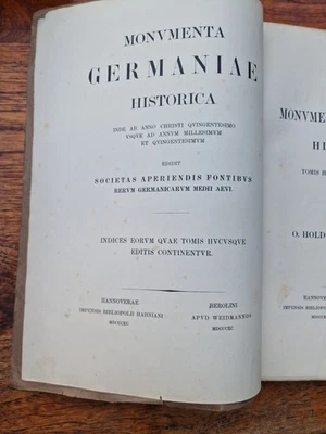 Monumenta Germaniae Historica Indices 1890 Libri Carolini Magni antik Buch - Bild 1 von 4
