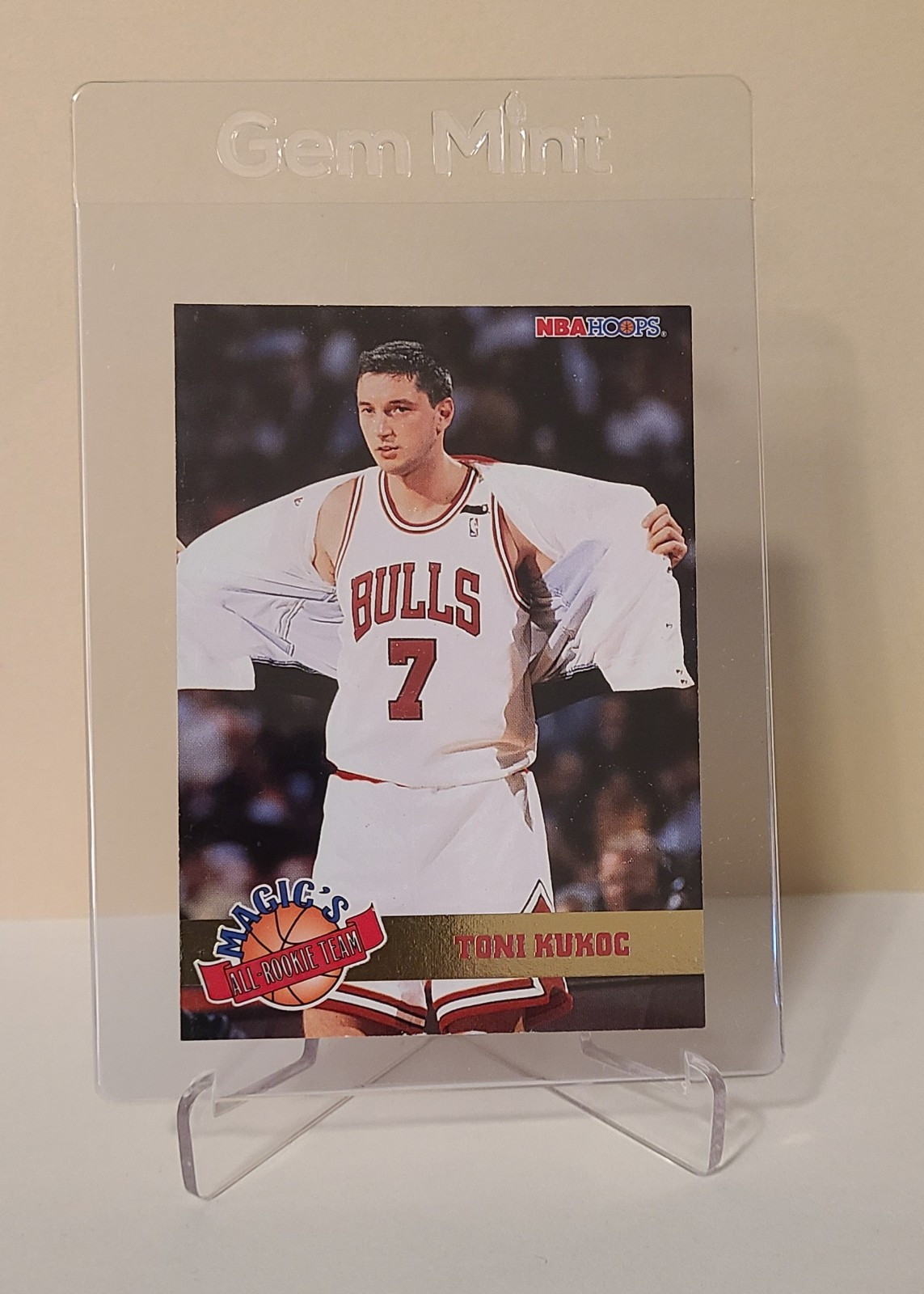 Toni Kukoc 1993 NBA All-Rookie Team Card Mint Condition