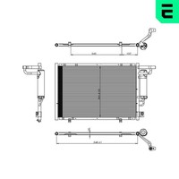 ERA Kondensator Klimaanlage 667476 FüR Ford Fiesta 6 CB1 CCN MAX JK KA 3 UK FK