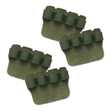 Anti-Slip Workout Grip Pads, Lifting Grips Pads,4 Pack  Cowhide  Green