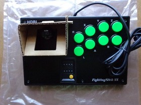 Operation Confirmed Complete Product Sega Saturn V Fighting Stick Ss Hori Electr