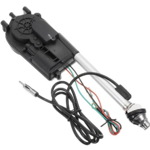 Black 12V Automatic Antenna Car AM/FM Radio Electric L1F8 Power Mast H9D E D4P6 - Picture 11 of 12