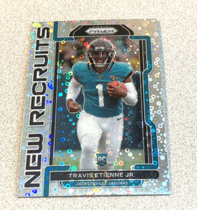 2021 Panini Prizm New Recruits RC Silver Disco Prizm #NR-9 Travis Etienne Jr. 