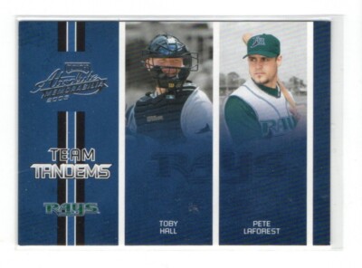 2005 Absolute Memorabilia #TT-95 Toby Hall / Pete LaForest Team Tandems #/250