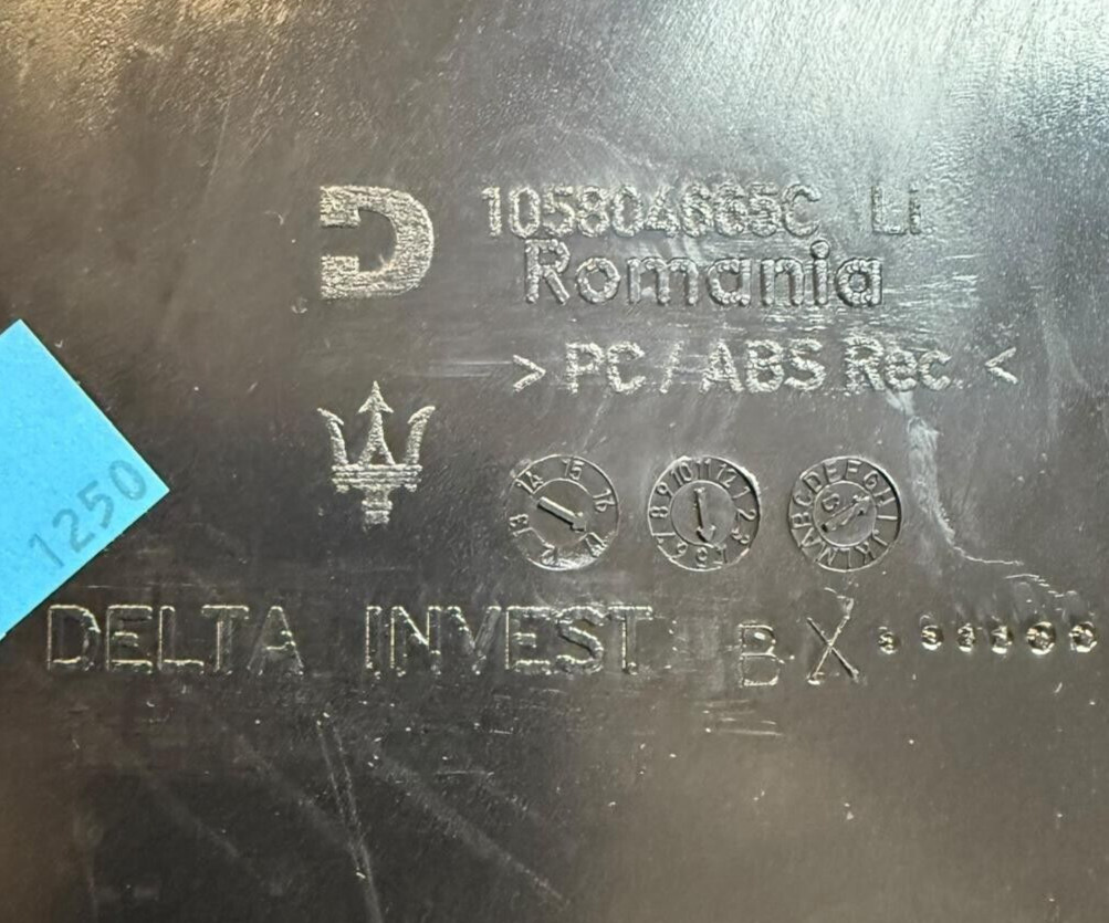 2014-2020 MASERATI QUATTROPORTE S REAR LEFT DRIVER INTERIOR DOOR PANEL OEM