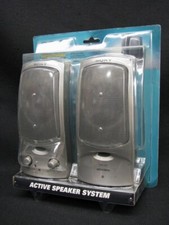 NOS Sony SRS-A37 Active Speaker System 3W Ampliers Walkman PC Mega Bass Speaker