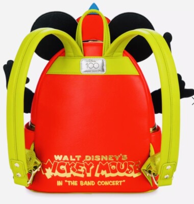 NWT Loungefly Mickey Mouse The Band Concert Disney100 
