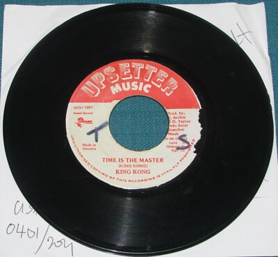 KING KONG Time Is The Master ORIG 1st JAMAICA 1987 UPSETTER reggae 45''