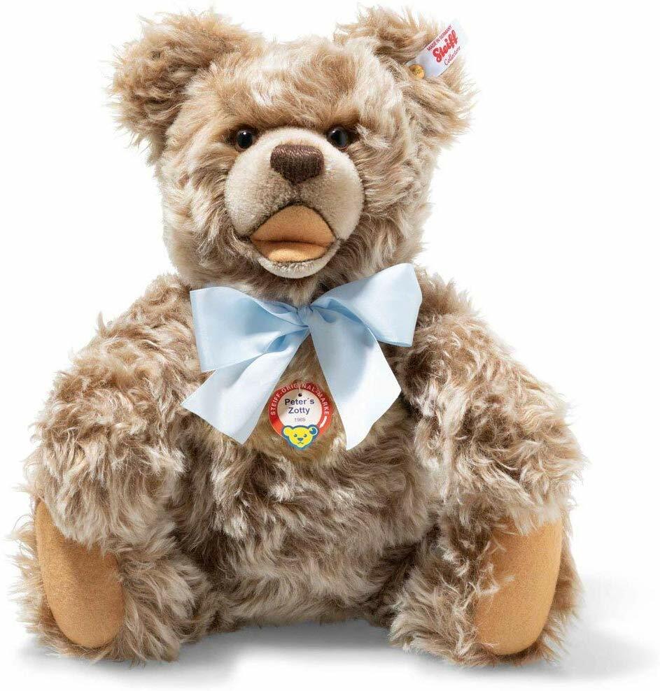 NEW Steiff Peter's Zotty Teddy Bear 37cm Mohair 5-way jointed