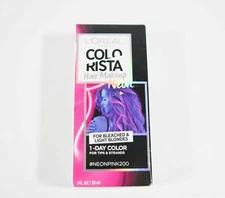 Loreal Colorista One Day Hair Color Makeup Wash Out #NEON PINK 200