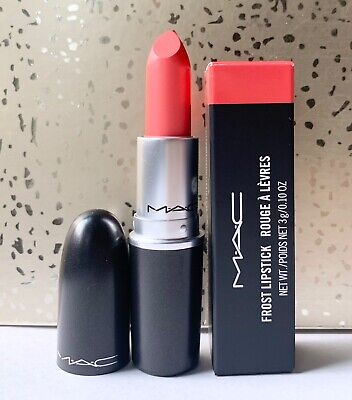 Mac Frost Lipstick In Costa Chic Peach Orange Full Size New In Box Ebay