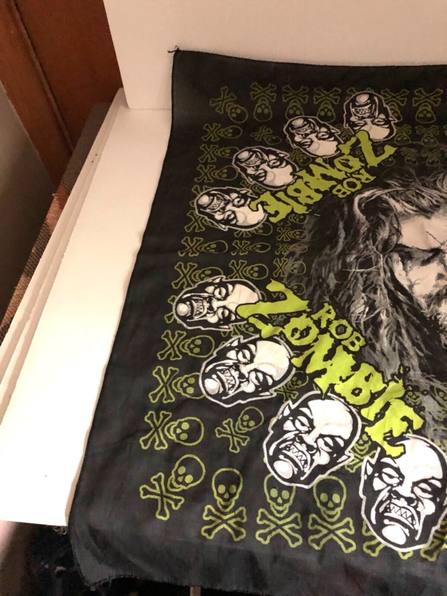 Rob zombie 1990 rare hard to find bandana scarf | eBay