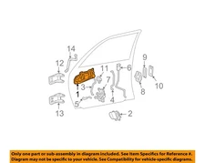 CHRYSLER OEM 03-04 Dakota Front Door Lock Hardware-Handle, Outside 55364034AB