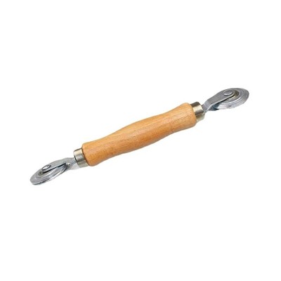 Compact Screen Rolling Tool Screen Spline Roller Tool for w/ Wooden Handle & Whe
