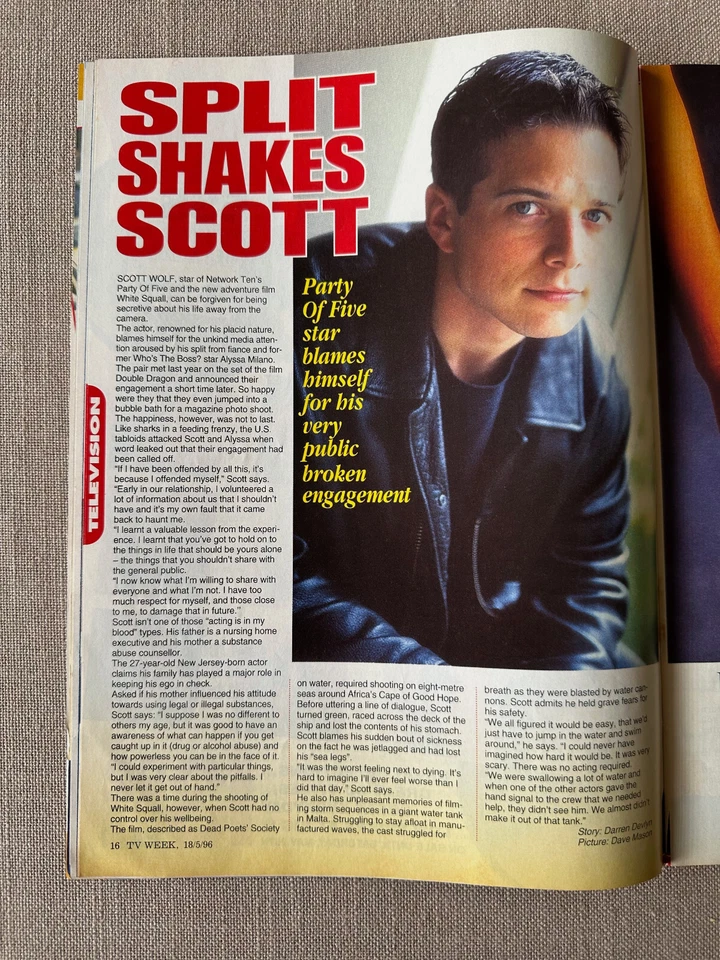 Vintage television - "Australian TV Week" May 1996 Air Supply The Cranberries - Image 3 of 4