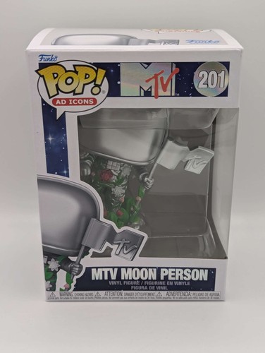 MTV Moon Person (Floral) | Funko Pop Ad Icons | #201 - Picture 3 of 8