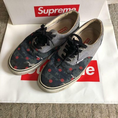 cdg vans on feet