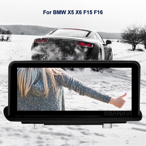 Android 10.25 4+64G Schermo Display CarPlay GPS BMW X5 X6 F15 F16 2014-2017 NBT - Foto 3 di 12