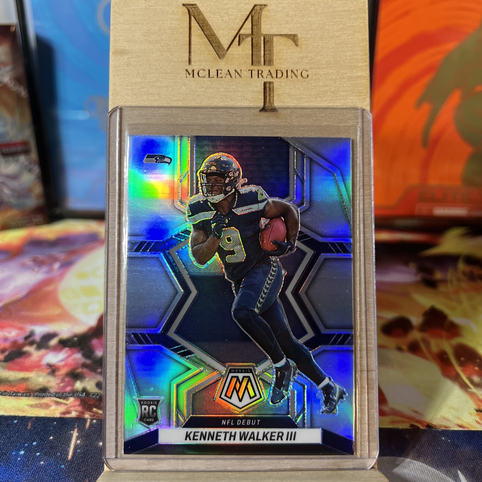 2022 Panini Mosaic Kenneth Walker NFL Debut True Silver #284 Rookie Seahawks